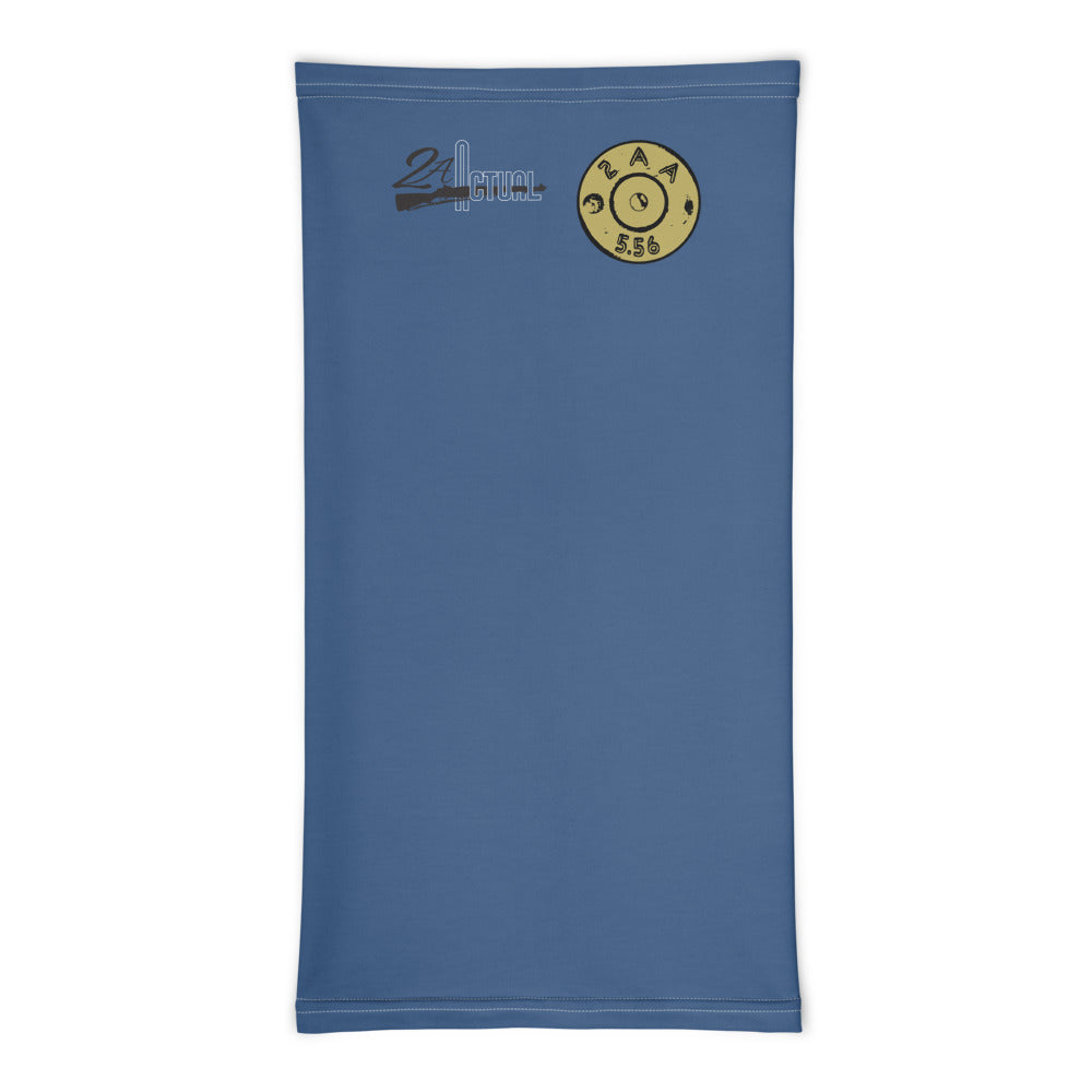 2AA Brass Neck Gaiter - Blue